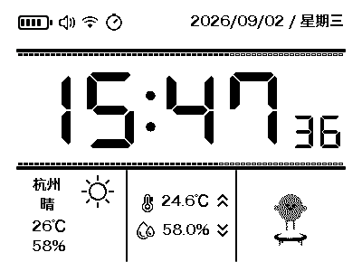 天气时钟